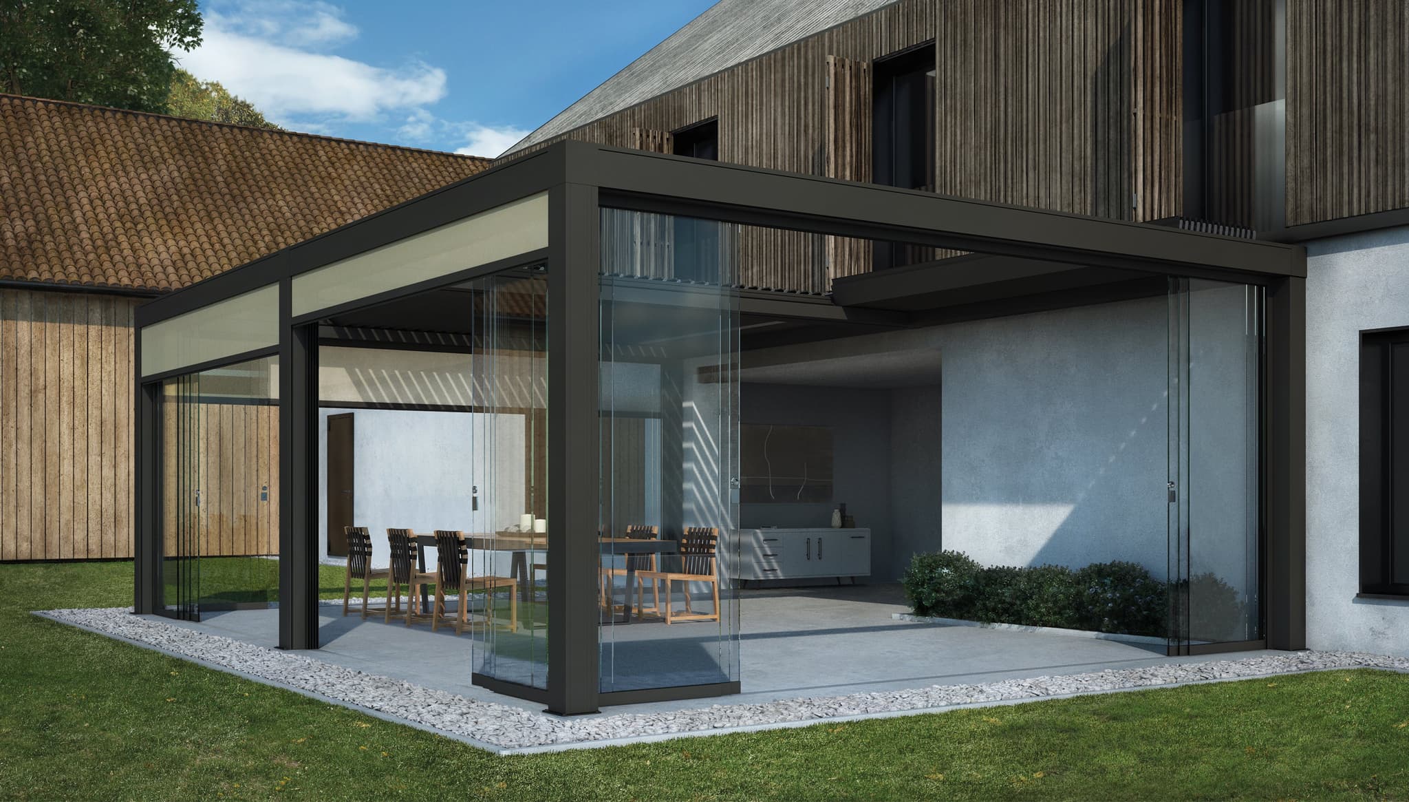 Solutions de nettoyage de pergola et carport